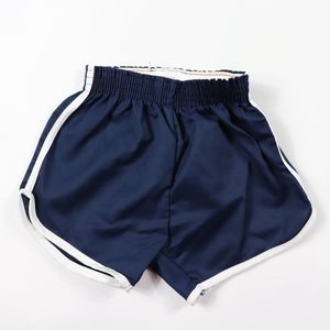 70s New Merrygarden Youth Soccer Shorts Navy Blue